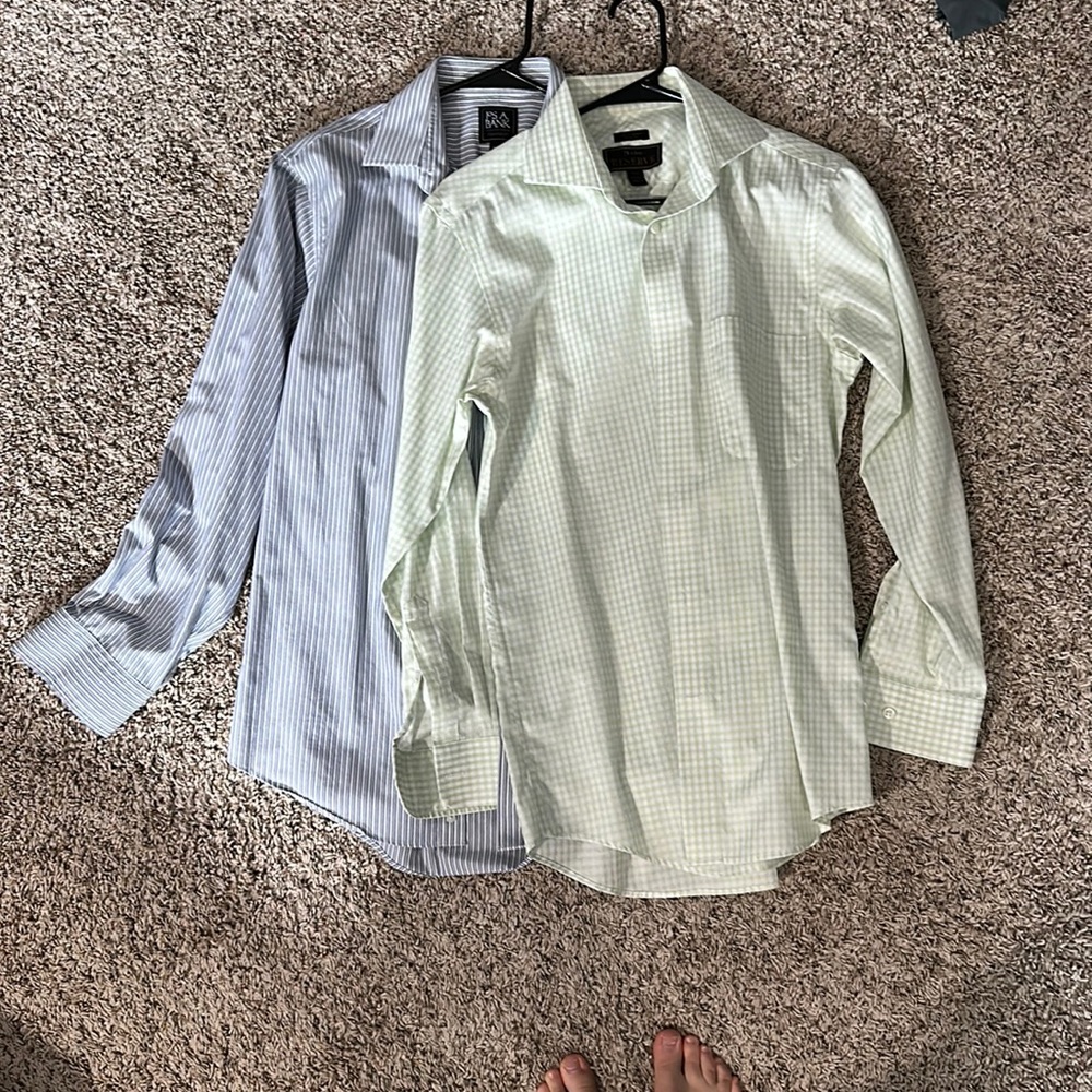 Two Jos A. Bank Men’s Shirts